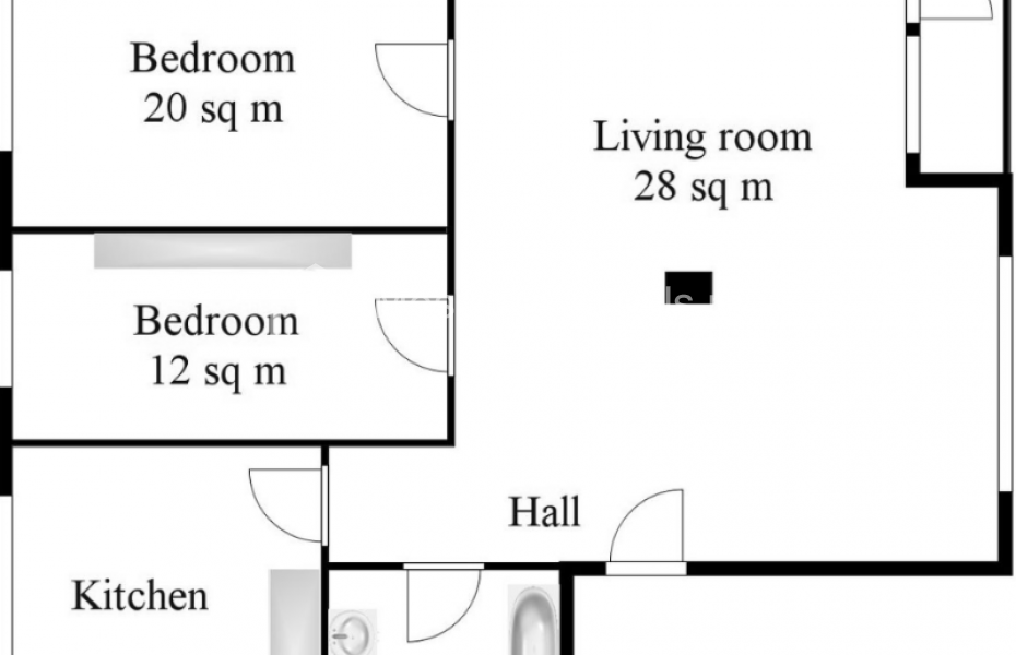 Photo #15 3-room (2 BR) apartment for <a href="http://moscow-rentals.ru/en/articles/long-term-rent" target="_blank">a long-term</a> rent
 in Russia, Moscow, Prechistenka str, 31/16
