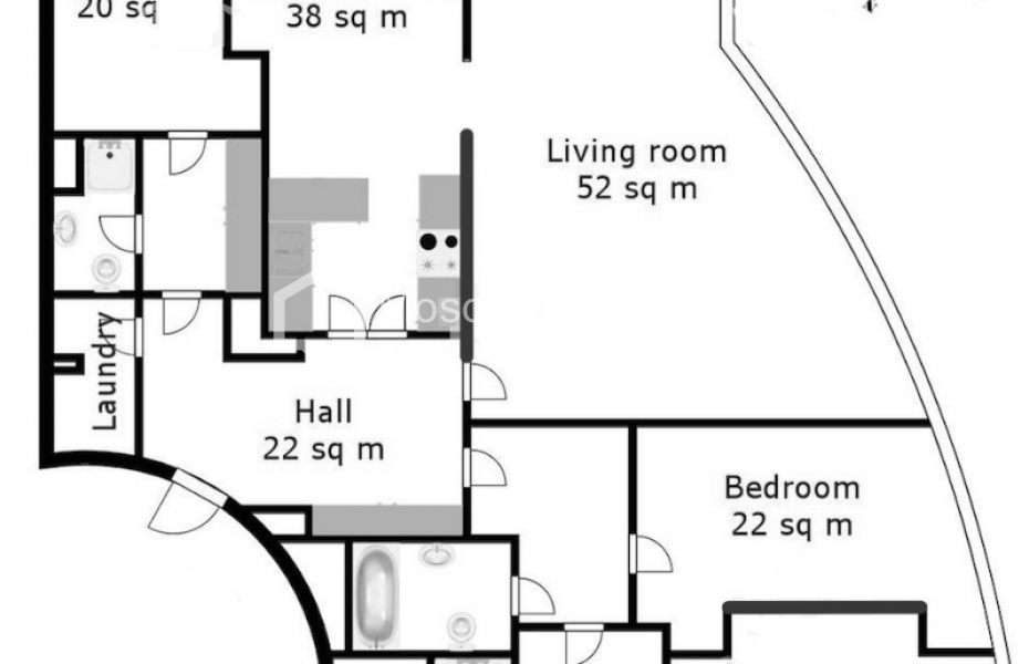 Photo #30 5-room (4 BR) apartment for <a href="http://moscow-rentals.ru/en/articles/long-term-rent" target="_blank">a long-term</a> rent
 in Russia, Moscow, Brusov lane, 19