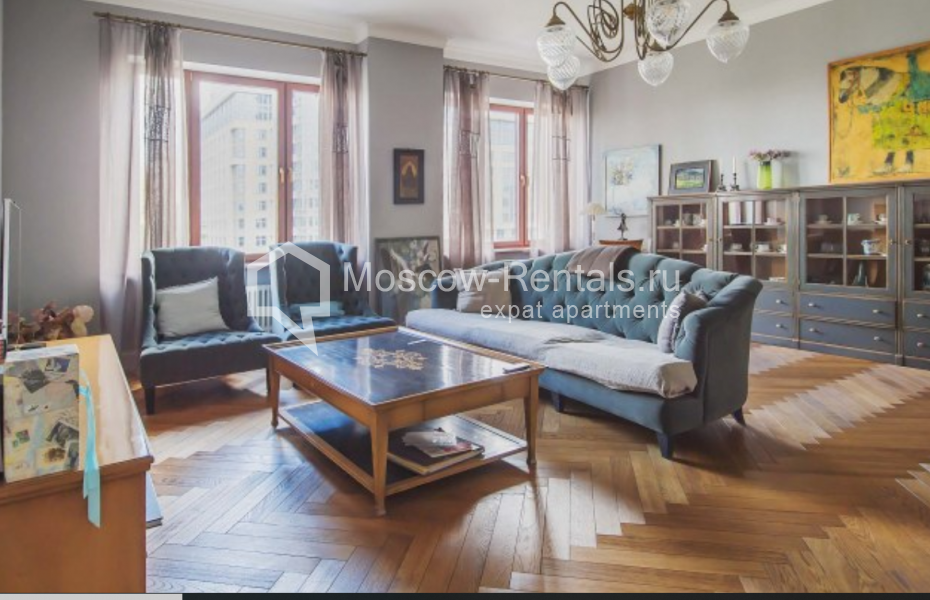 Photo #2 4-room (3 BR) apartment for <a href="http://moscow-rentals.ru/en/articles/long-term-rent" target="_blank">a long-term</a> rent
 in Russia, Moscow, New Arbat str, 27