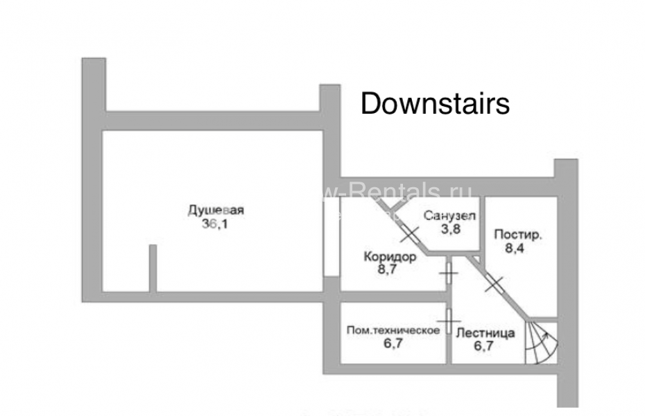 Фото №28 Таунхаус в аренду на длительный срок в Россия, Москва, Осенняя ул., 25 К 7