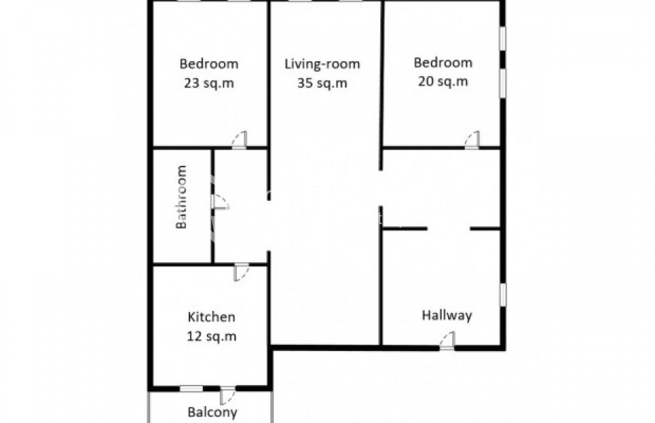 Photo #13 3-room (2 BR) apartment for <a href="http://moscow-rentals.ru/en/articles/long-term-rent" target="_blank">a long-term</a> rent
 in Russia, Moscow, Krasnopresnenskaya emb., 2/1