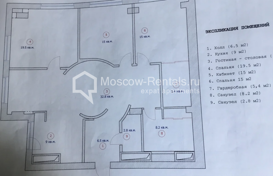 Photo #26 4-room (3 BR) apartment for <a href="http://moscow-rentals.ru/en/articles/long-term-rent" target="_blank">a long-term</a> rent
 in Russia, Moscow, Shabolovka str, 23к1