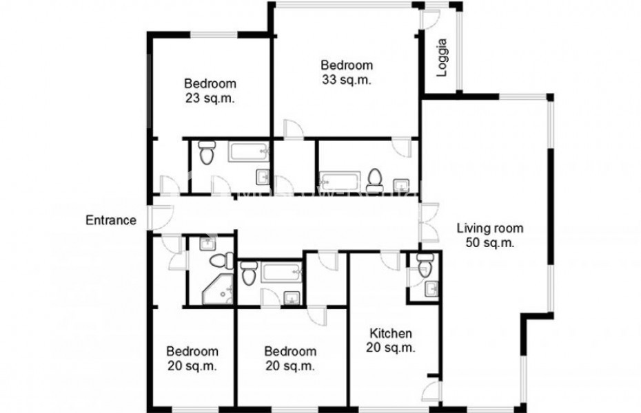 Photo #23 5-room (4 BR) apartment for <a href="http://moscow-rentals.ru/en/articles/long-term-rent" target="_blank">a long-term</a> rent
 in Russia, Moscow, Leninskyi prosp, 114