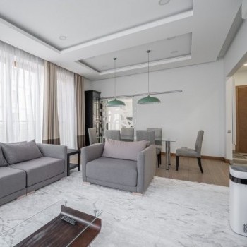 Photo #2 4-room (3 BR) apartment for <a href="http://moscow-rentals.ru/en/articles/long-term-rent" target="_blank">a long-term</a> rent
 in Russia, Moscow, 1st Smolenskyi lane, 21