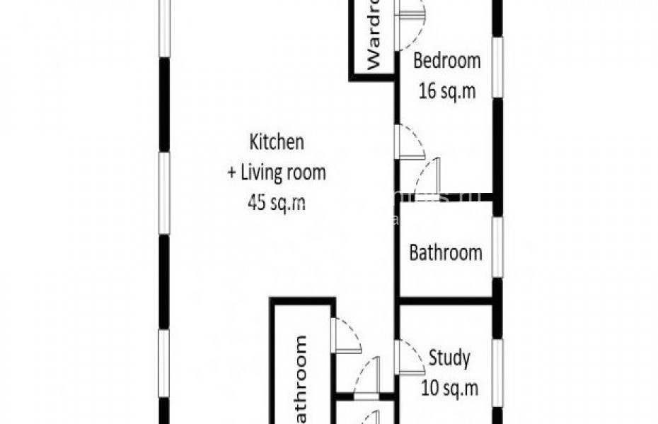 Photo #20 3-room (2 BR) apartment for <a href="http://moscow-rentals.ru/en/articles/long-term-rent" target="_blank">a long-term</a> rent
 in Russia, Moscow, 1st Tverskaya-Yamskaya str, 11