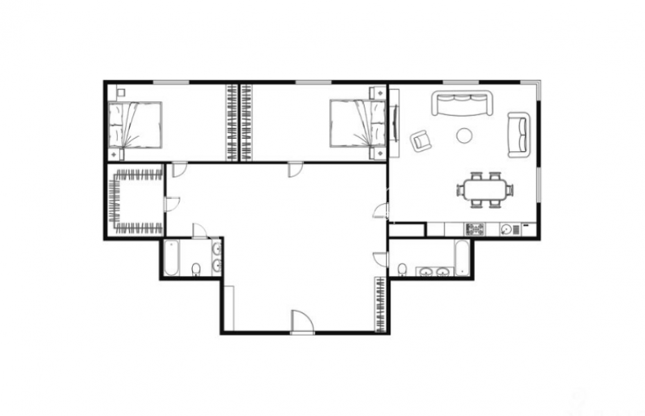 Photo #21 3-room (2 BR) apartment for <a href="http://moscow-rentals.ru/en/articles/long-term-rent" target="_blank">a long-term</a> rent
 in Russia, Moscow, M. Nikolopeskovskyi lane, 8