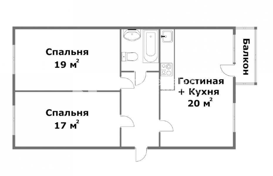 Photo #18 3-room (2 BR) apartment for <a href="http://moscow-rentals.ru/en/articles/long-term-rent" target="_blank">a long-term</a> rent
 in Russia, Moscow, Tverskaya str, 15