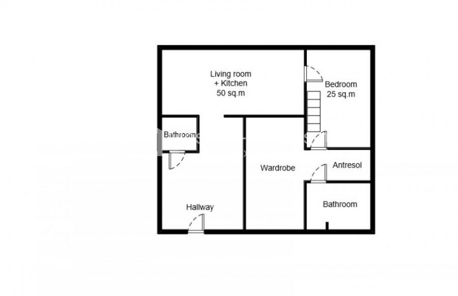 Photo #20 2-room (1 BR) apartment for <a href="http://moscow-rentals.ru/en/articles/long-term-rent" target="_blank">a long-term</a> rent
 in Russia, Moscow, Starokonushennyi lane, 45