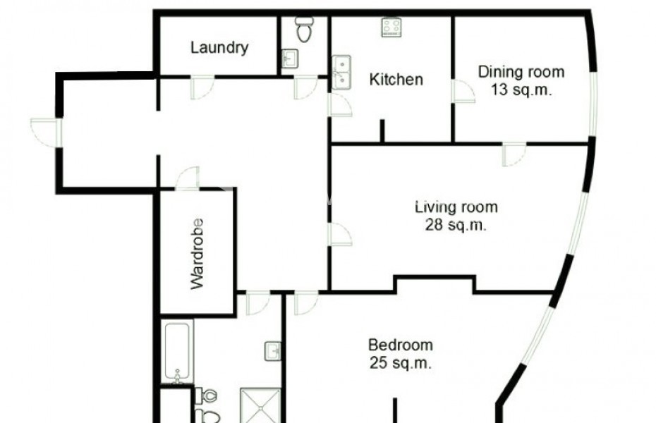 Photo #18 2-room (1 BR) apartment for <a href="http://moscow-rentals.ru/en/articles/long-term-rent" target="_blank">a long-term</a> rent
 in Russia, Moscow, M. Novopeskovskyi lane, 8
