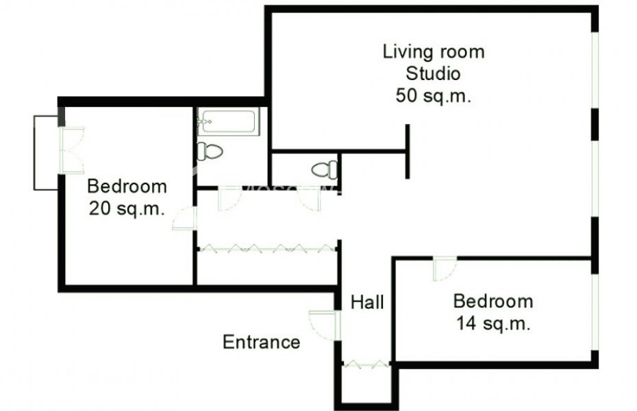 Фото №19 3-комн. кв. в аренду на длительный срок в Россия, Москва, ул Арбат, 15/43