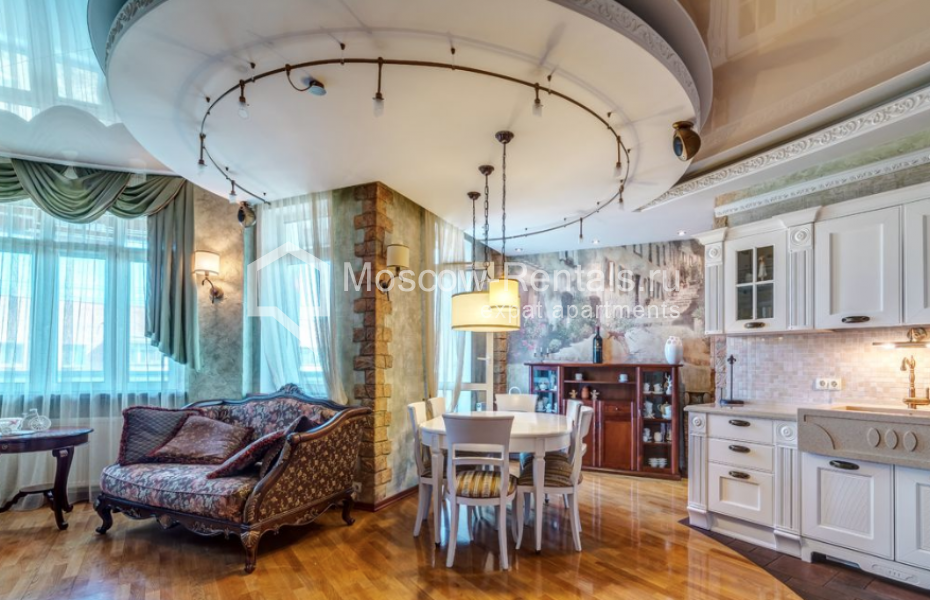 Photo #2 3-room (2 BR) apartment for <a href="http://moscow-rentals.ru/en/articles/long-term-rent" target="_blank">a long-term</a> rent
 in Russia, Moscow, Slesarnyi lane, 3