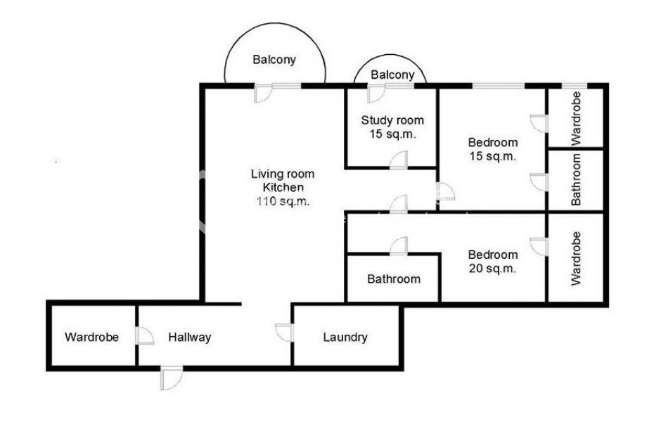 Photo #19 4-room (3 BR) apartment for <a href="http://moscow-rentals.ru/en/articles/long-term-rent" target="_blank">a long-term</a> rent
 in Russia, Moscow, Ordynskyi tupik , 4А