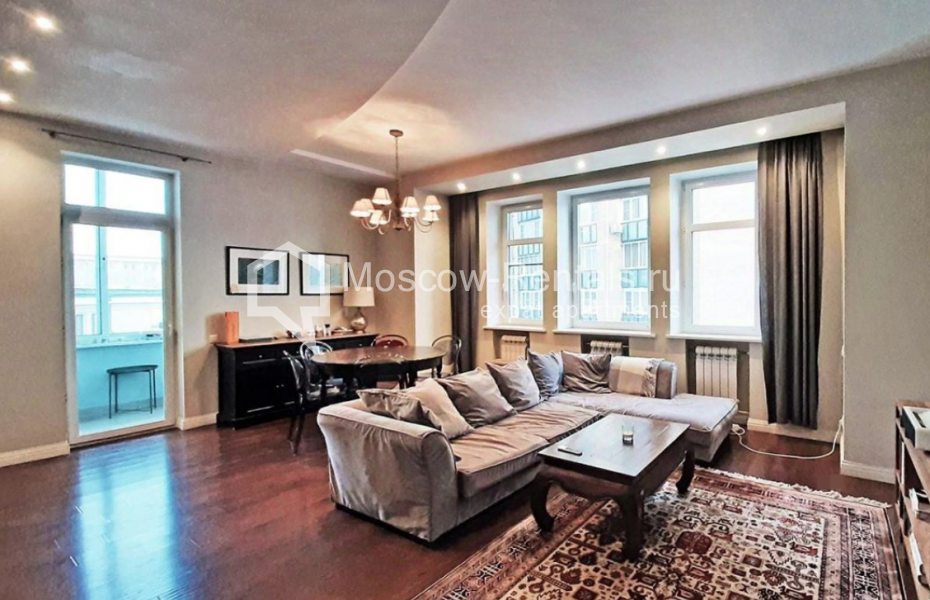 Photo #1 3-room (2 BR) apartment for <a href="http://moscow-rentals.ru/en/articles/long-term-rent" target="_blank">a long-term</a> rent
 in Russia, Moscow, Skatertnyi lane, 28
