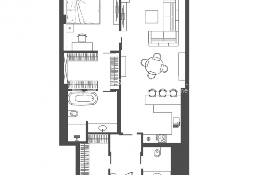 Photo #22 2-room (1 BR) apartment for <a href="http://moscow-rentals.ru/en/articles/long-term-rent" target="_blank">a long-term</a> rent
 in Russia, Moscow, New Arbat str, 32