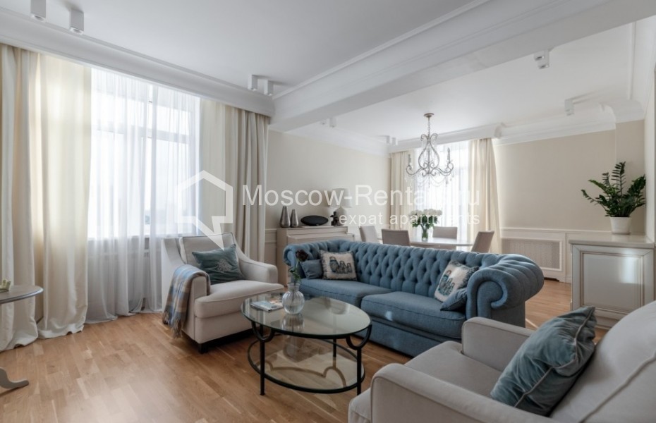 Photo #1 3-room (2 BR) apartment for <a href="http://moscow-rentals.ru/en/articles/long-term-rent" target="_blank">a long-term</a> rent
 in Russia, Moscow, Sadovaya-Kudrinskaya str, 7