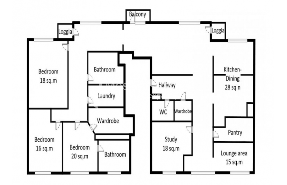 Фото №21 6-комн. кв. в аренду на длительный срок в Россия, Москва, 1-й Спасоналивковский пер, 18с2