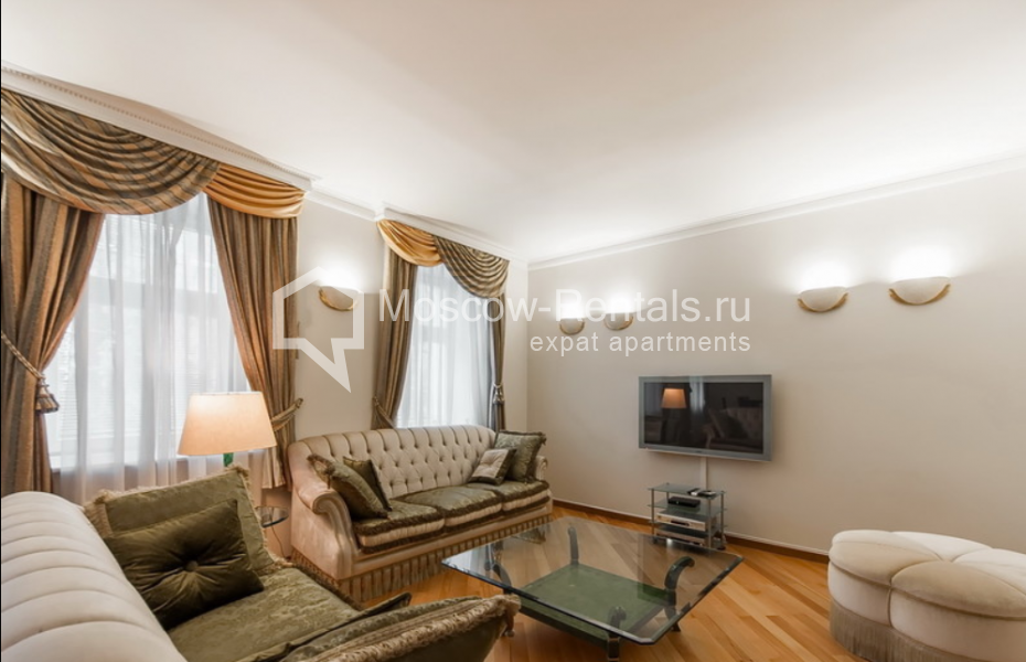 Photo #1 4-room (3 BR) apartment for <a href="http://moscow-rentals.ru/en/articles/long-term-rent" target="_blank">a long-term</a> rent
 in Russia, Moscow, Spiridonovka str, 16С2