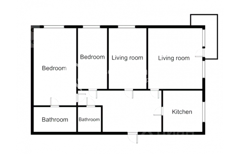 Photo #21 4-room (3 BR) apartment for <a href="http://moscow-rentals.ru/en/articles/long-term-rent" target="_blank">a long-term</a> rent
 in Russia, Moscow, Tverskoi blv, 19